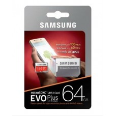 Карта памяти Samsung EVO PLUS 64Gb UHS-3